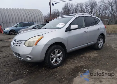 2008 Nissan Rogue Sl из США, поврежденный, VIN JN8AS58V58W130803